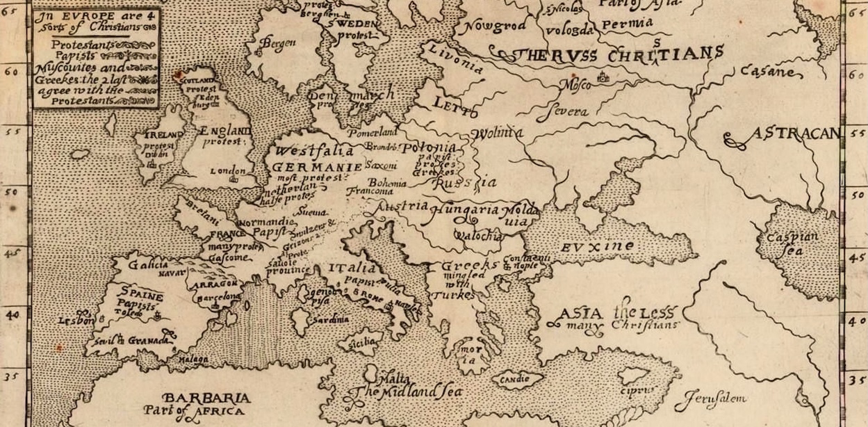 Map d'Europa antic