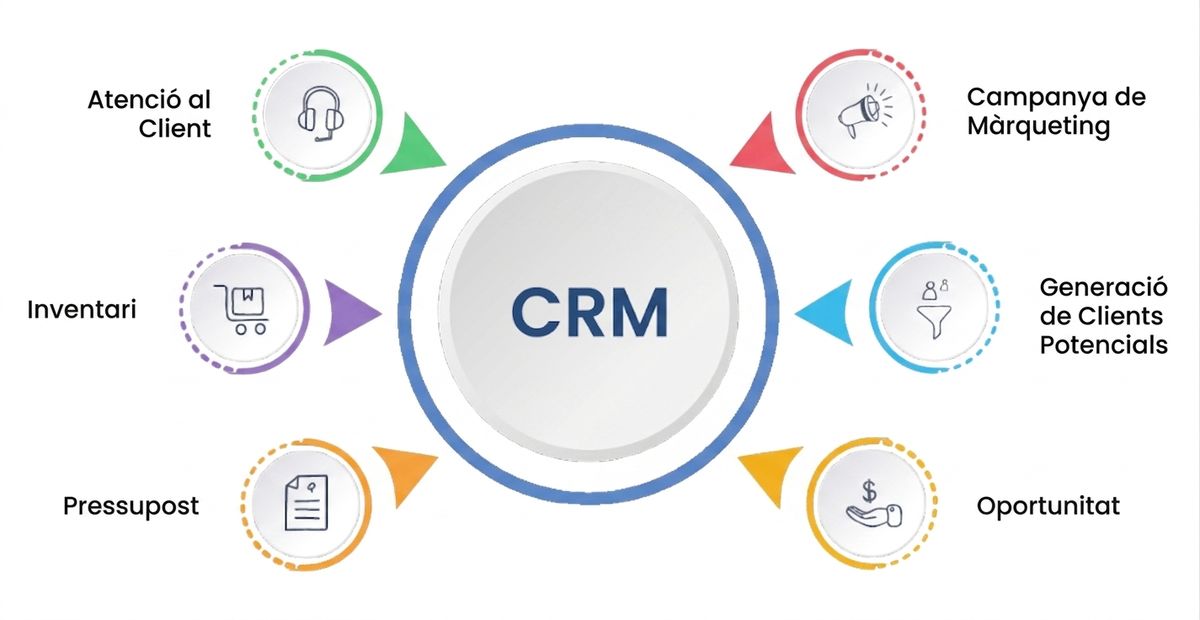 Diagrama circular amb el text central 