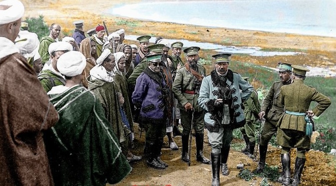 El general Silvestre en Sidi Dris