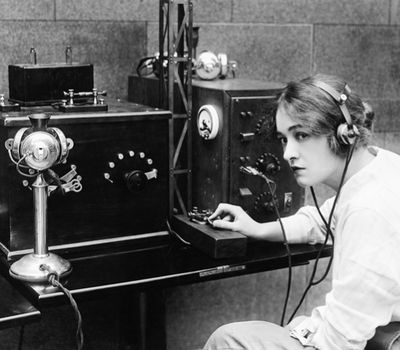 Operadora de telegrafia